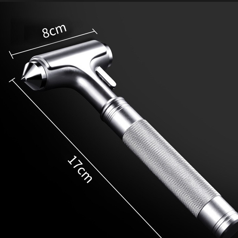 💥Buy 2 Get 1 Free💥3-in-1 Metal Car Safety Hammer & Seat Belt Cutter